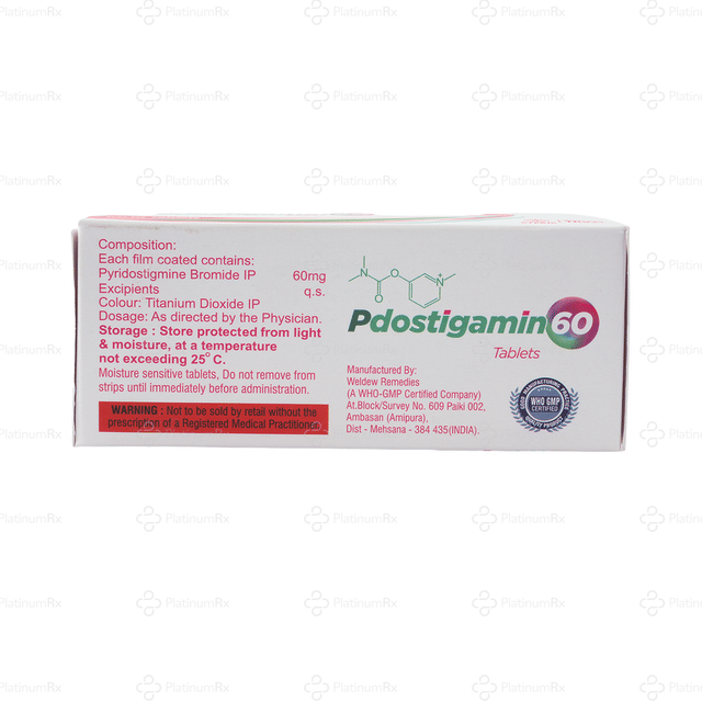 Pdostigamin 60mg Tablet 10s