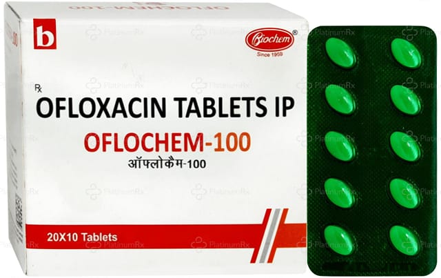 Oflochem 100mg Tablet 10s