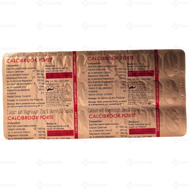 Calcibrook Forte Tablet 30s