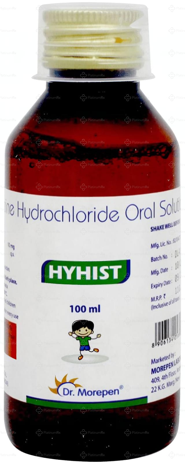 Hyhist 10mg Syrup 100ml