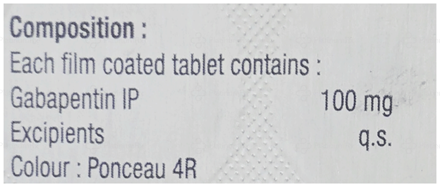 GABAeco 100mg Tablet 15s