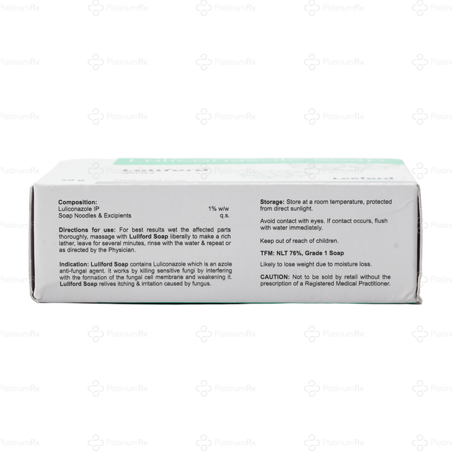 Luliford 1% Medicated Soap 50gm