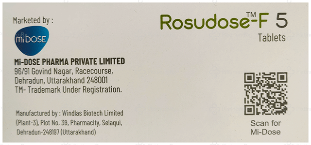Rosudose F 160/5mg Tablet 10s