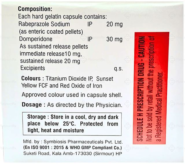 Razosun SR 30/20mg Capsule PR 15s