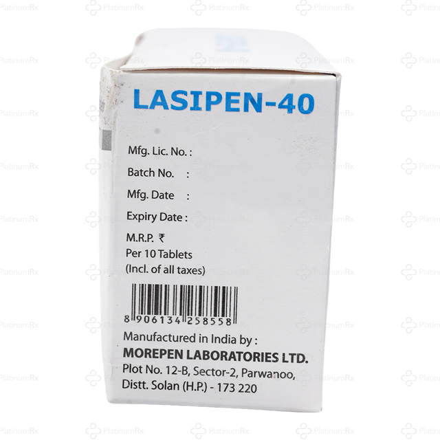 Lasipen 40mg Tablet 10s