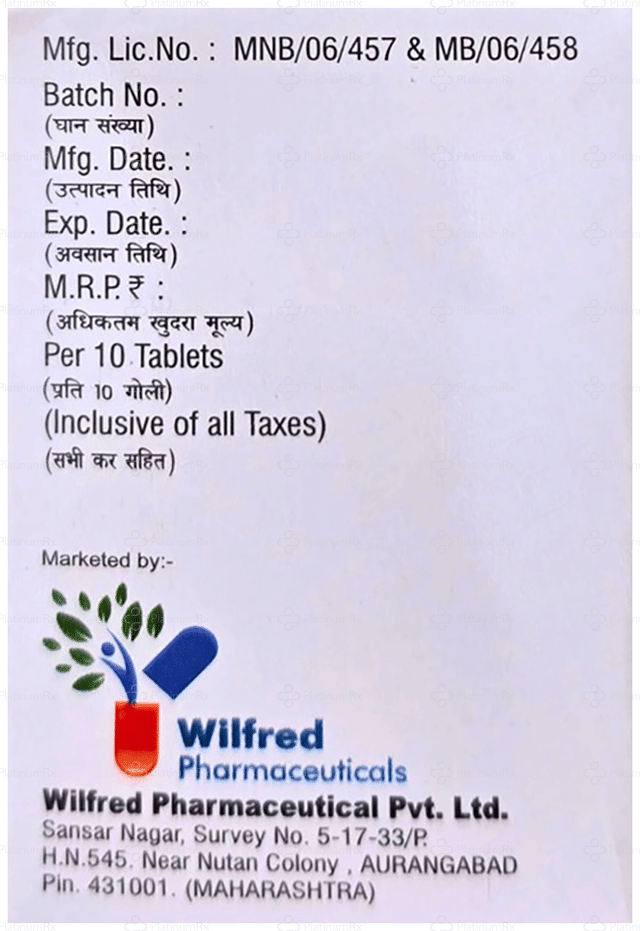 Etowil TH 60mg/4mg 60/4mg Tablet 10s