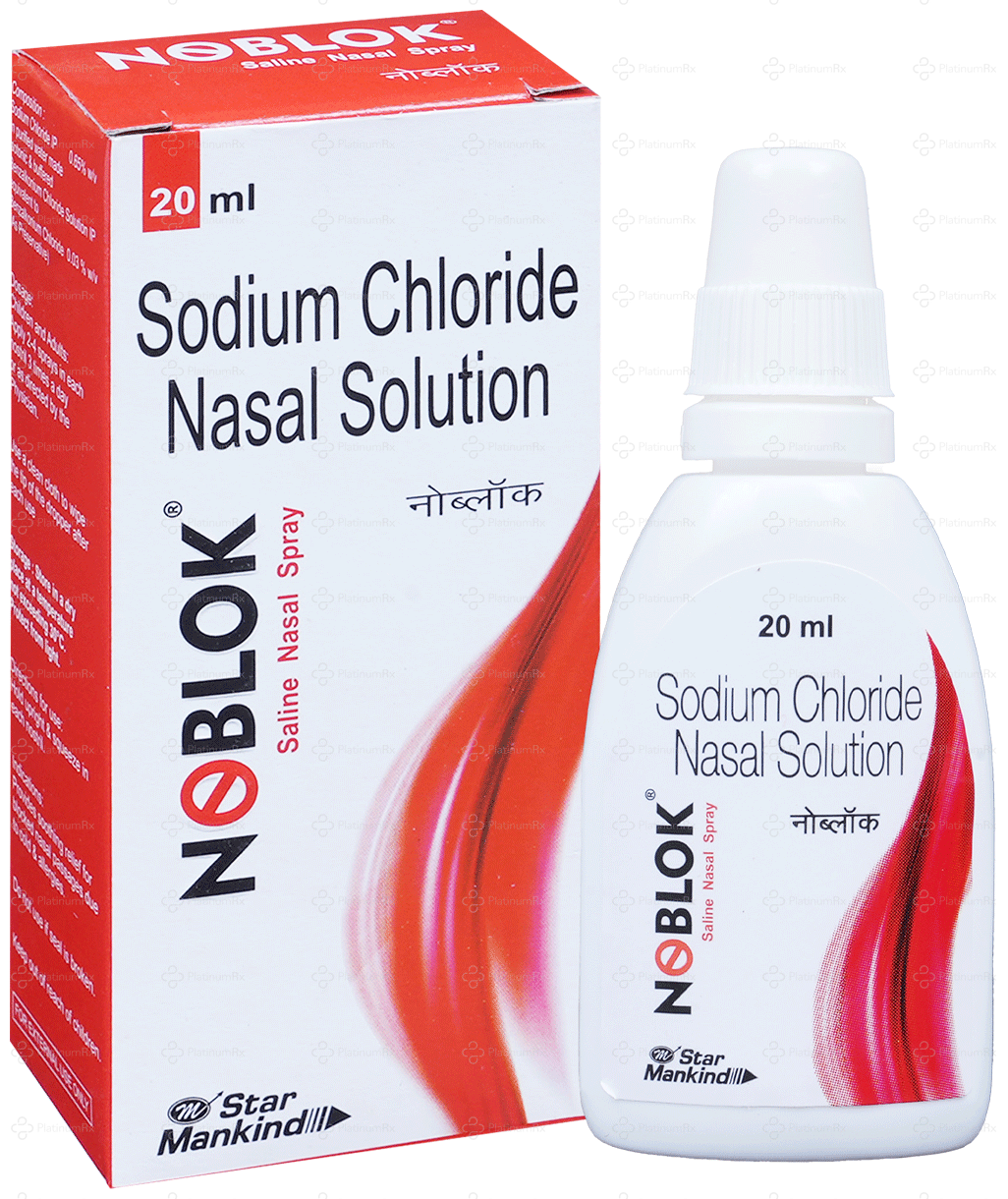 Noblok Saline Nasal Spray 20ml