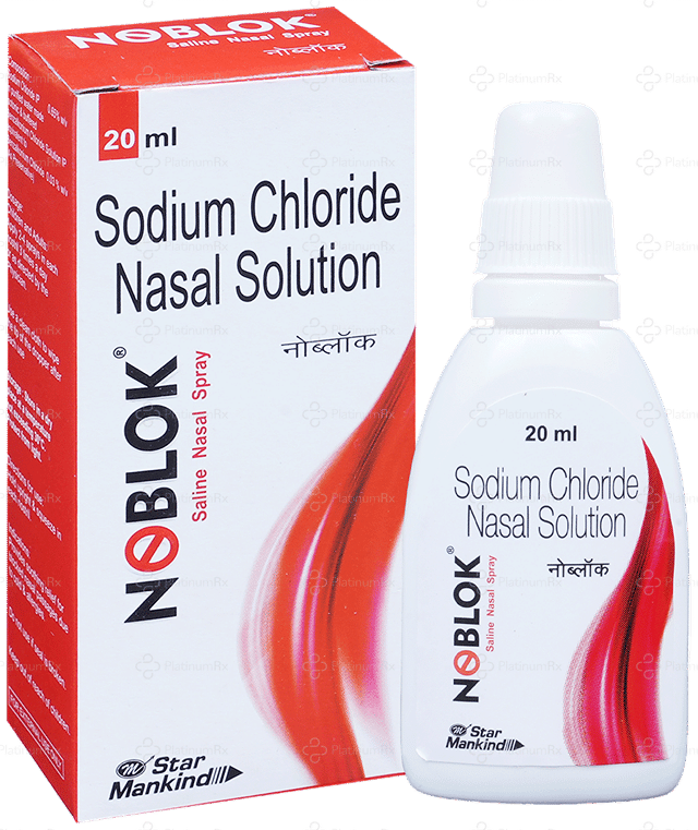 Noblok Saline Nasal Spray 20ml