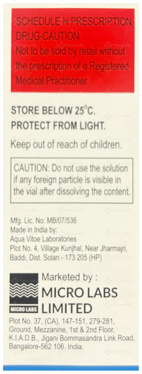Micronam 1000mg Injection 1s