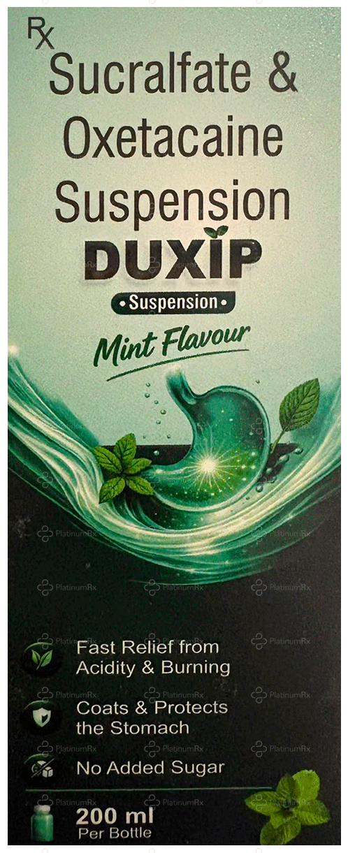 Duxip 20/1000mg Mint Oral Suspension 200ml