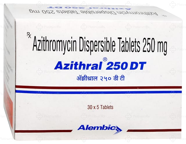 Azithral 250mg DT Tablet 5s