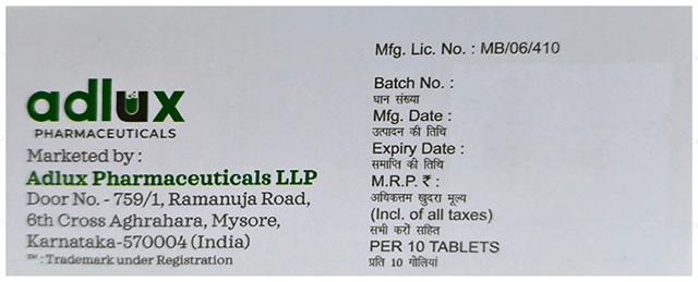 Fixom 200mg Tablet DT 10s