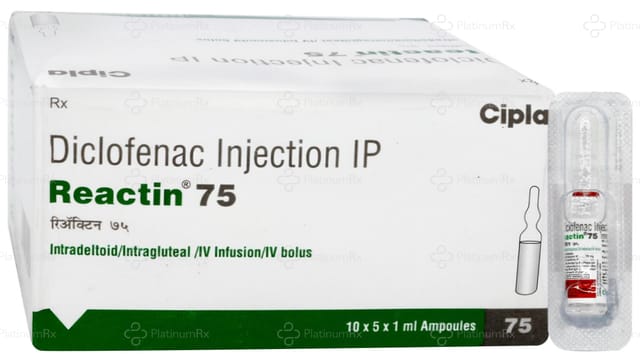 Reactin 75mg Injection 1ml