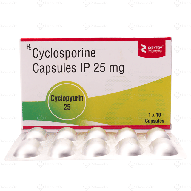 Cyclopyurin 25mg Capsule 10s