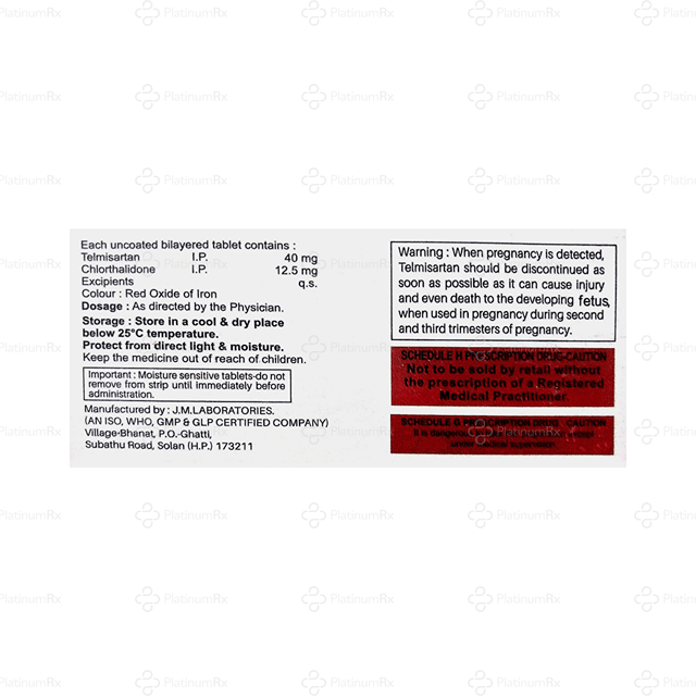 Yutel CT 12.5/40mg Tablet 10s