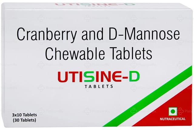 Utisine D 300/600mg Chewable Tablet 10s