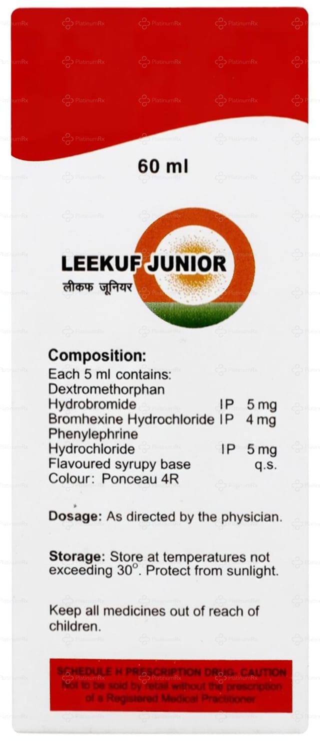Leekuf Junior 4/5/5mg Syrup 60ml