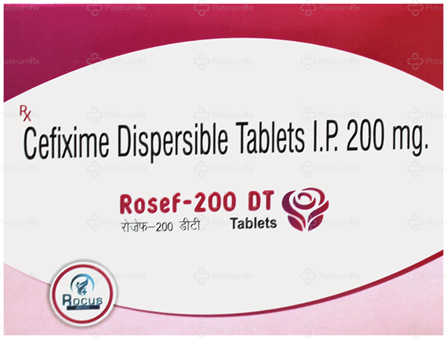 Rosef 200mg Tablet DT 10s