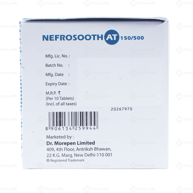 Nefrosooth AT 150/500mg Tablet 10s