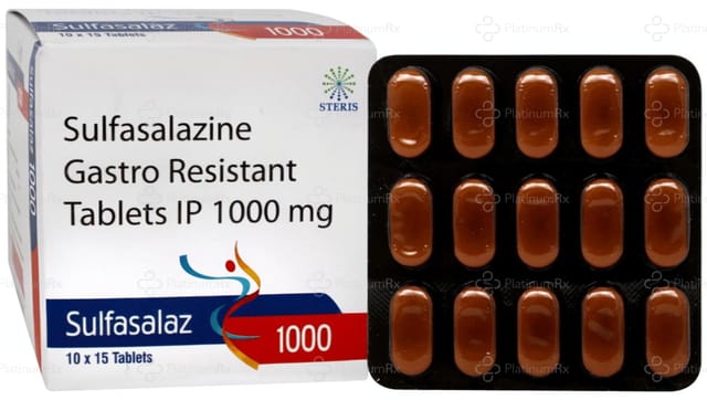Sulfasalaz 1000mg Tablet 15s