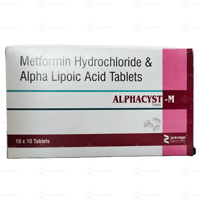Alphacyst M 200/500mg Tablet 10s
