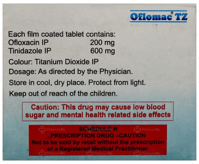 Oflomac TZ 200 mg/600 mg Tablet 10s