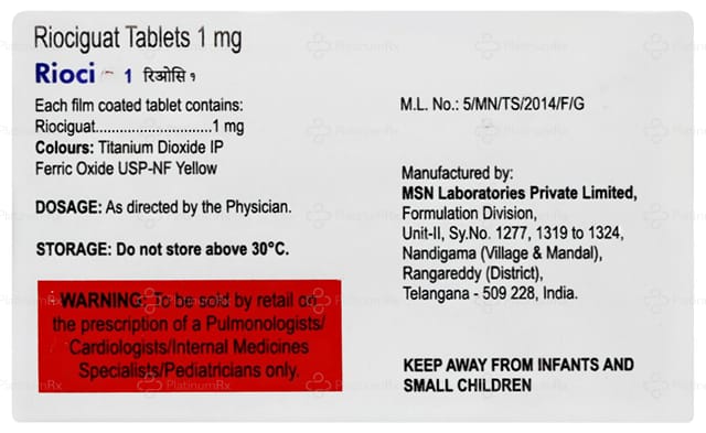 Rioci 1mg Tablet 10s
