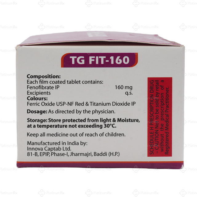 TG Fit 160mg Tablet 10s