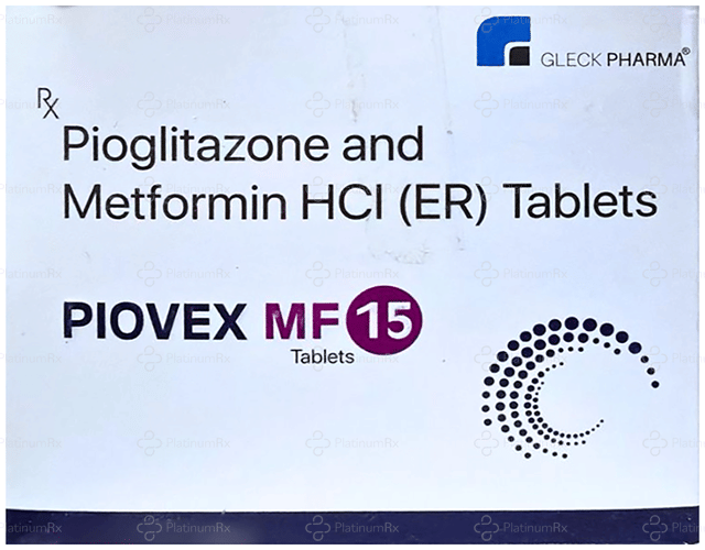 Piovex MF 500/15mg Tablet ER 15s