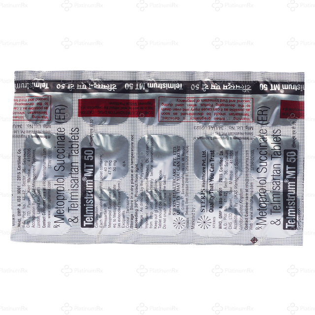 Telmistrum MT 50/40mg Tablet ER 15s