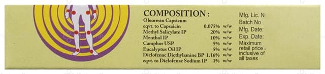 Myolaxin D Ointment 15gm