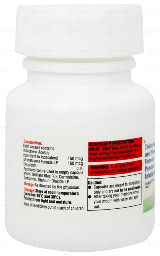 Indactiv 160/150mcg Capsule 30s