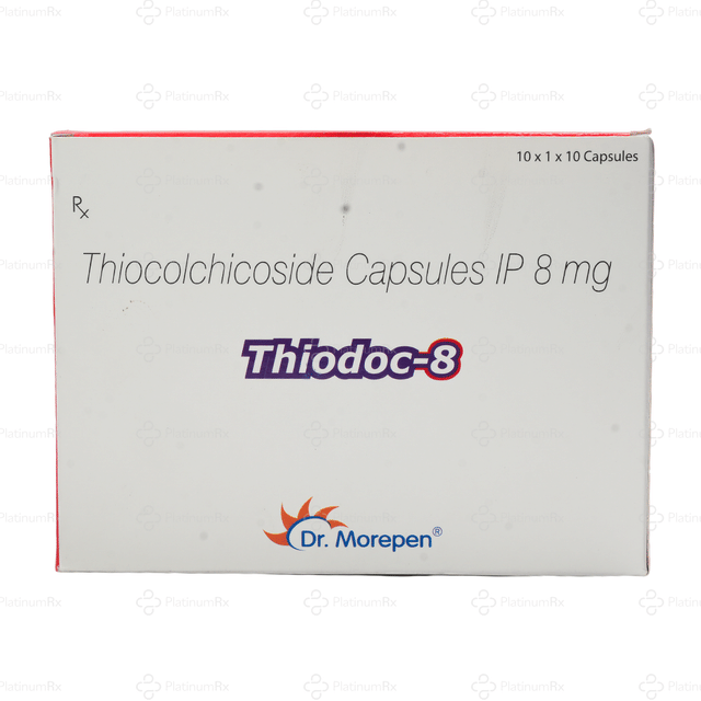 Thiodoc 8mg Capsule 10s