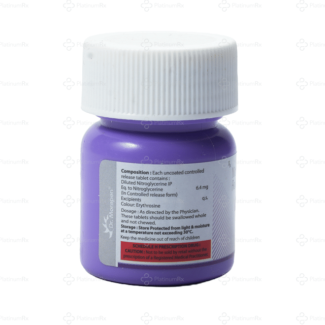Nitrovue 6.4mg CR Tablet 30s
