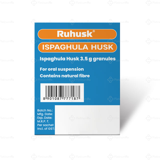 Ruhusk Ispaghula/Isabgol Husk 3.5gm Sachet 30s