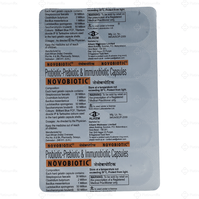 Novobiotic Capsule 10s