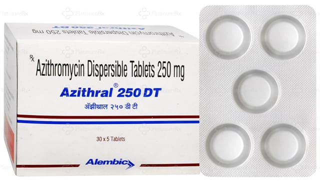 Azithral 250mg DT Tablet 5s