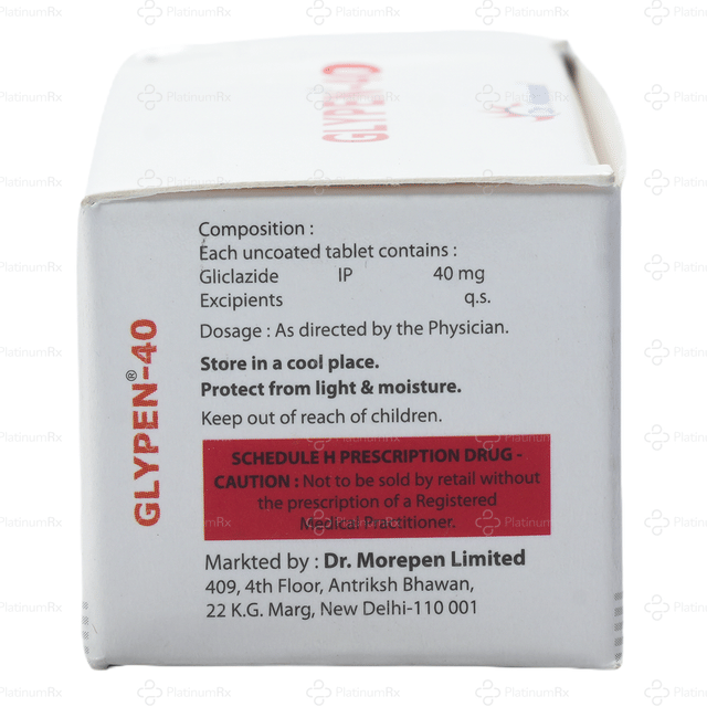 Glypen 40mg Tablet 10s
