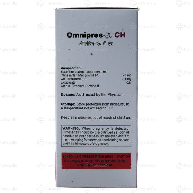 Omnipres CH 12.5/20mg Tablet 10s