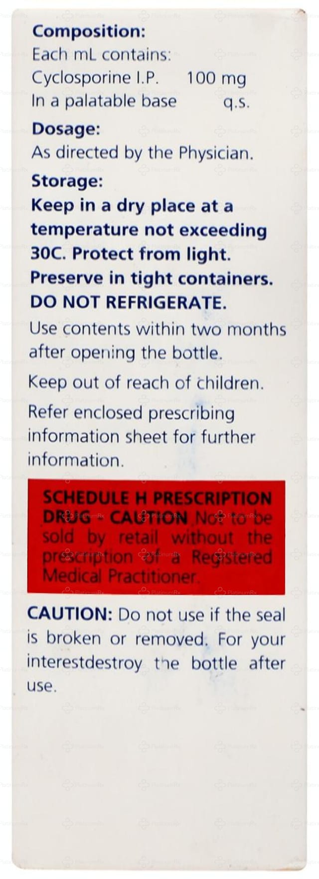 Psorid 100mg Oral Solution 50ml