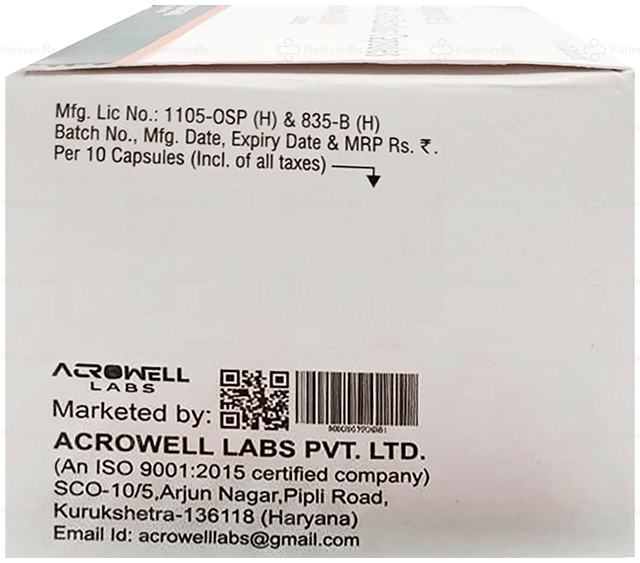 Acrodox LB 100mg/5M Capsule 10s