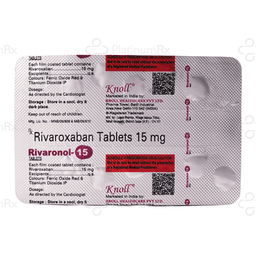 Rivaronol 15mg Tablet 14s