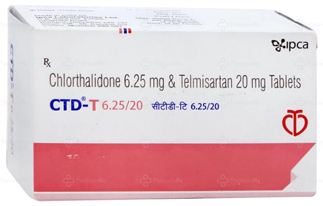 CTD T 6.25/20mg Tablet 15s