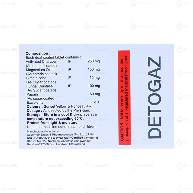 Detogaz Tablet 10s