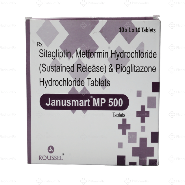 Janusmart MP 500/100/15mg Tablet SR 10s