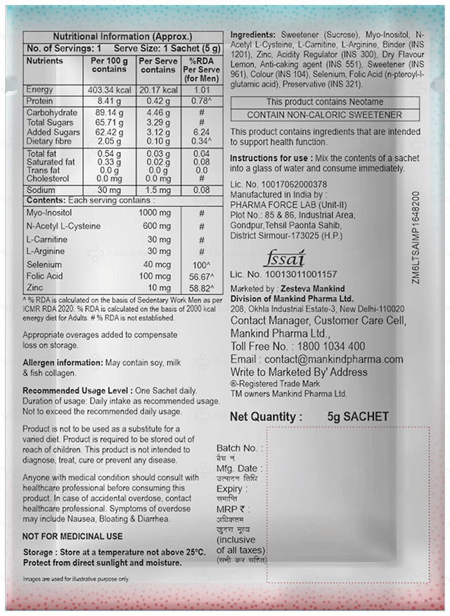 Enerbless M Sachet 2X5gm