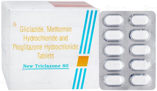 New Triclazone 80/500/15mg Tablet 10s