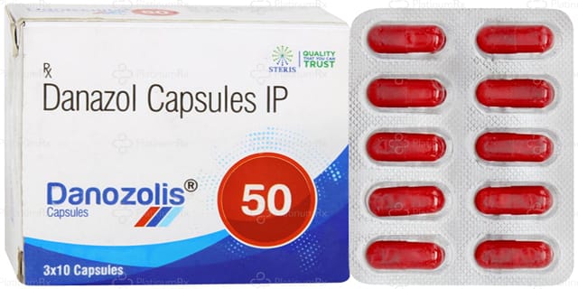 Danozolis 50mg Capsule 10s