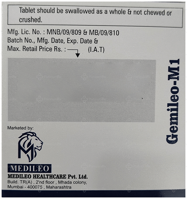 Gemiloeo M 1/500mg Tablet PR 15s