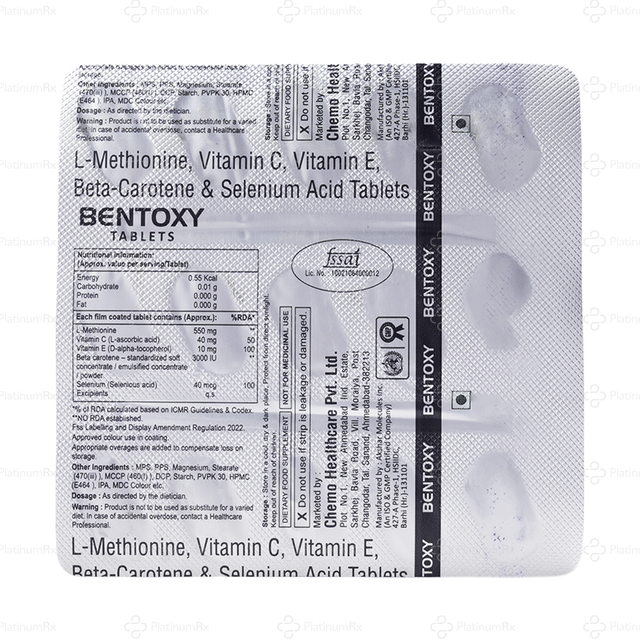 Bentoxy Tablet 15s